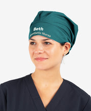 Load image into Gallery viewer, Bouffant Printed Personalised Scrub Cap