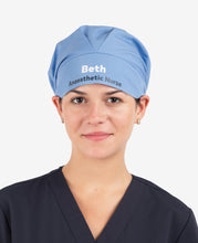 Load image into Gallery viewer, Bouffant Printed Personalised Scrub Cap