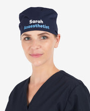 Load image into Gallery viewer, Printed Elastic Back Scrub Cap