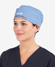 Load image into Gallery viewer, Printed Personalised Ribbon Back Scrub Cap