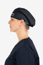 Load image into Gallery viewer, Hello my name is... Printed Elastic Back Scrub Cap