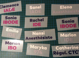 TheatreCap labels for your own hats