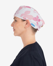 Load image into Gallery viewer, Printed Personalised Tie Back Scrub Cap